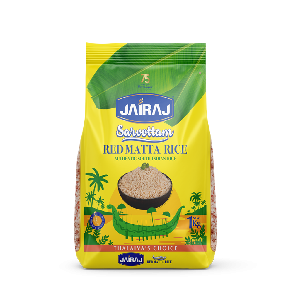 Jairaj Sarvottam Red Matta Rice 1 Kg