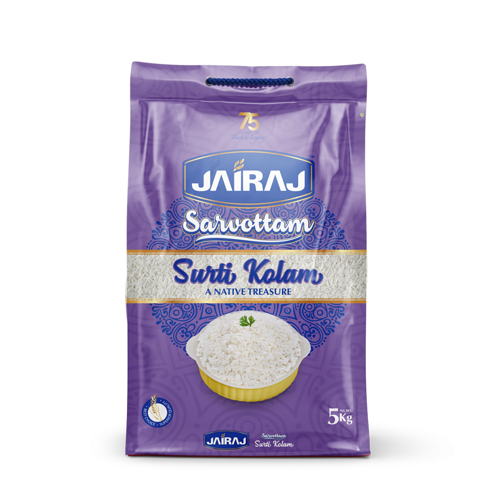 Jairaj Sarvottam Surti Kolam Rice 5 Kg