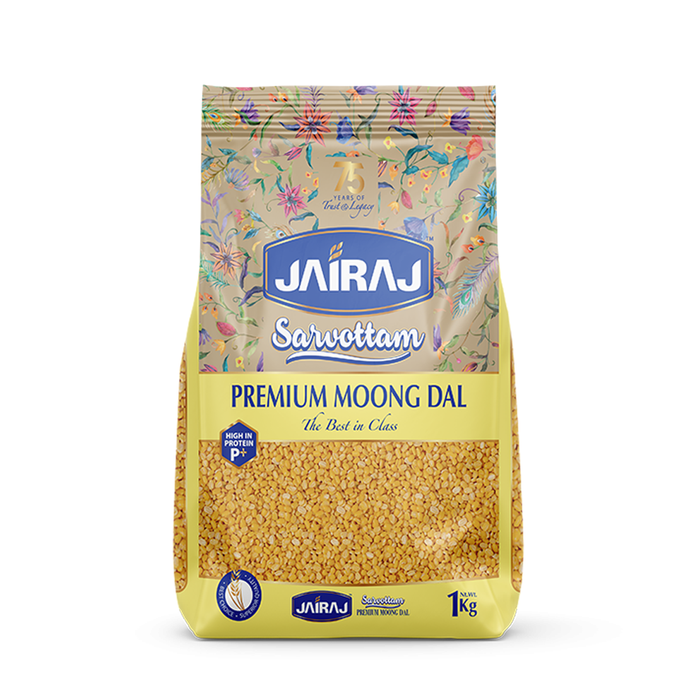 Jairaj Sarvottam Premium Moong Dal 1 Kg